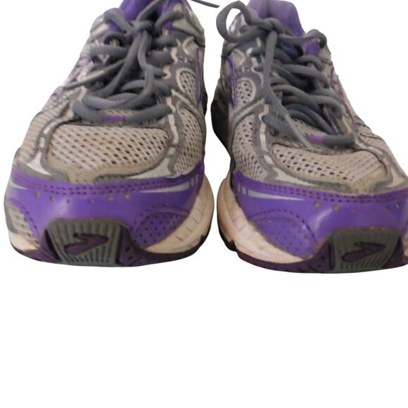 Brooks Addiction 11 Womens Running Shoes Purple Silver MOGO dna Size 9 B - Picture 4 of 8